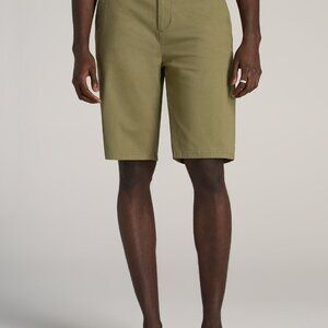 American Tall Chino Shorts for Tall Men in Fatigue Green Size 3030 / Tall / Fati